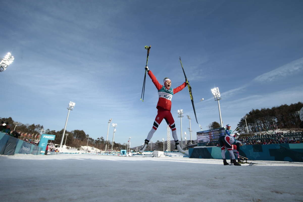 Рангхилд Хага от Норвегия спечели олимпийската титла в ски-бягането на