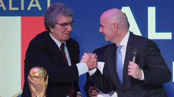 Президентът на ФИФА Джани Инфантино коментира ситуацията в италианския футбол