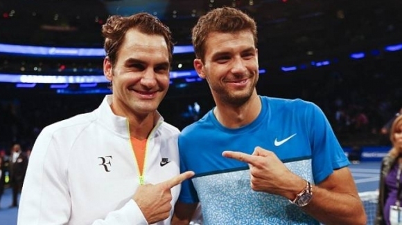 Григор Димитров се изправя за първи път в кариерата си