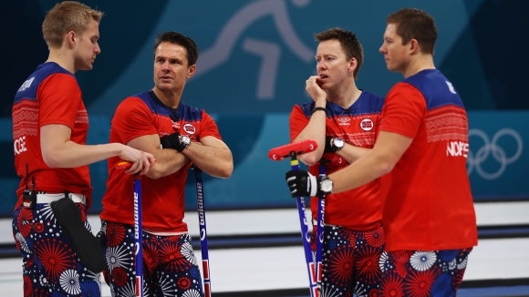 Норвегия спечели третата си победа на олимпийския турнир по кърлинг