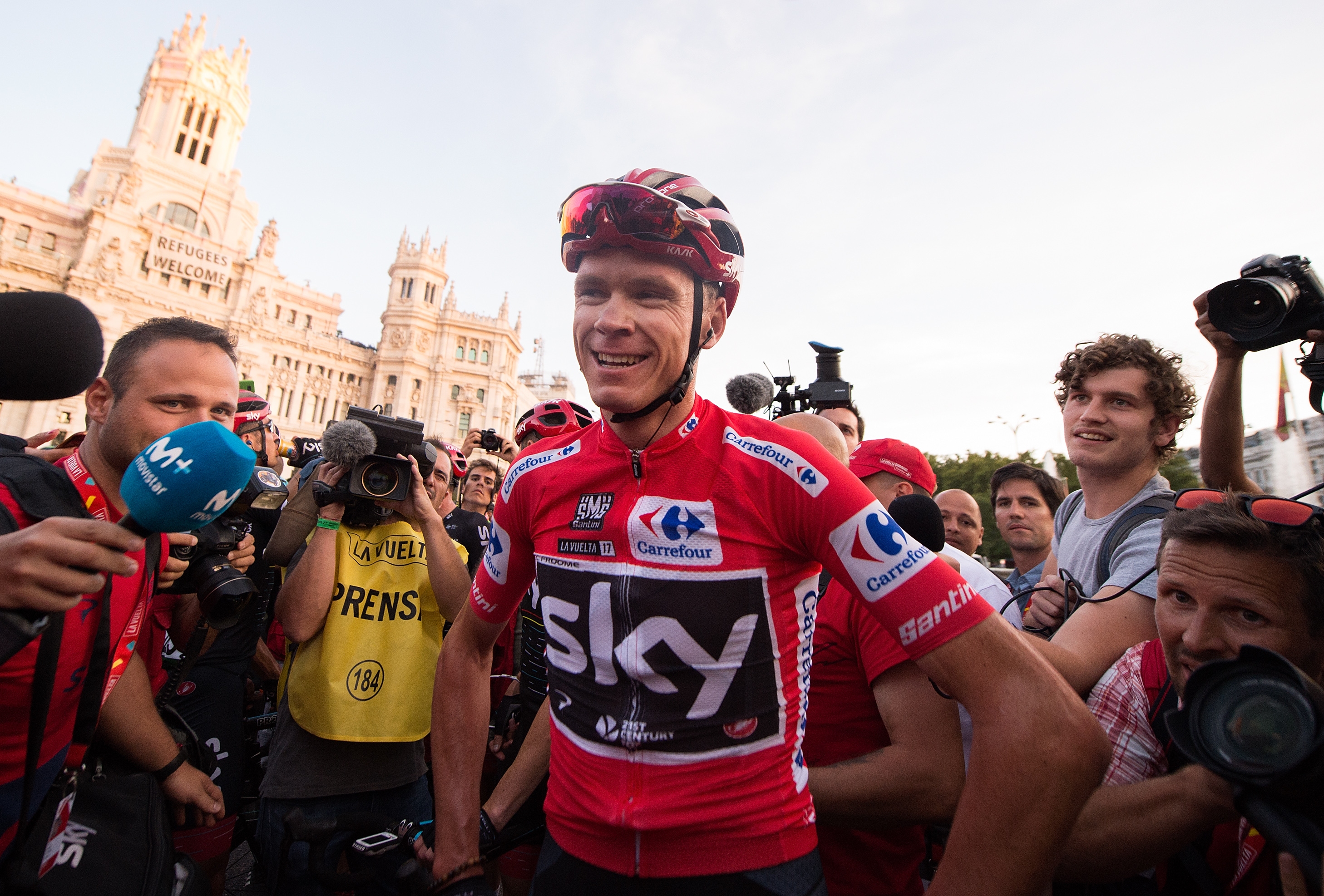 Британският колоездач Крис Фруум завърши на 10-о място в пробега