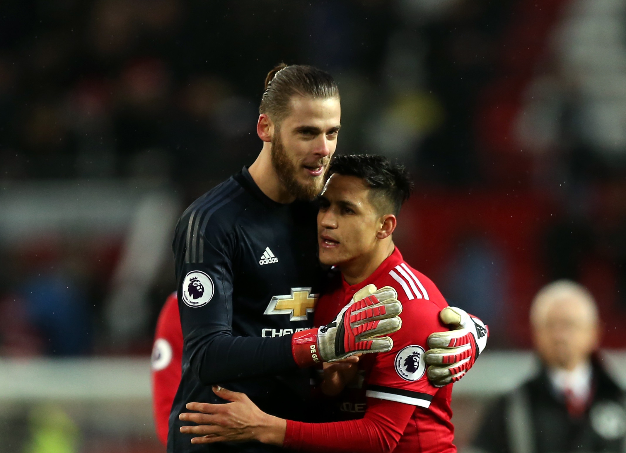 Вратарят на Манчестър Юнайтед Давид де Хеа е щастлив след