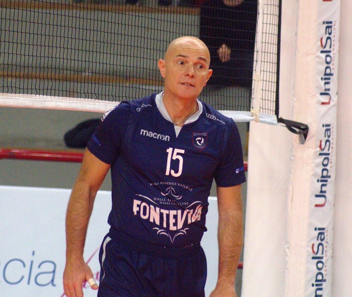 Андрея Масини е най възрастният играещ волейболист в Серия А Италианецът