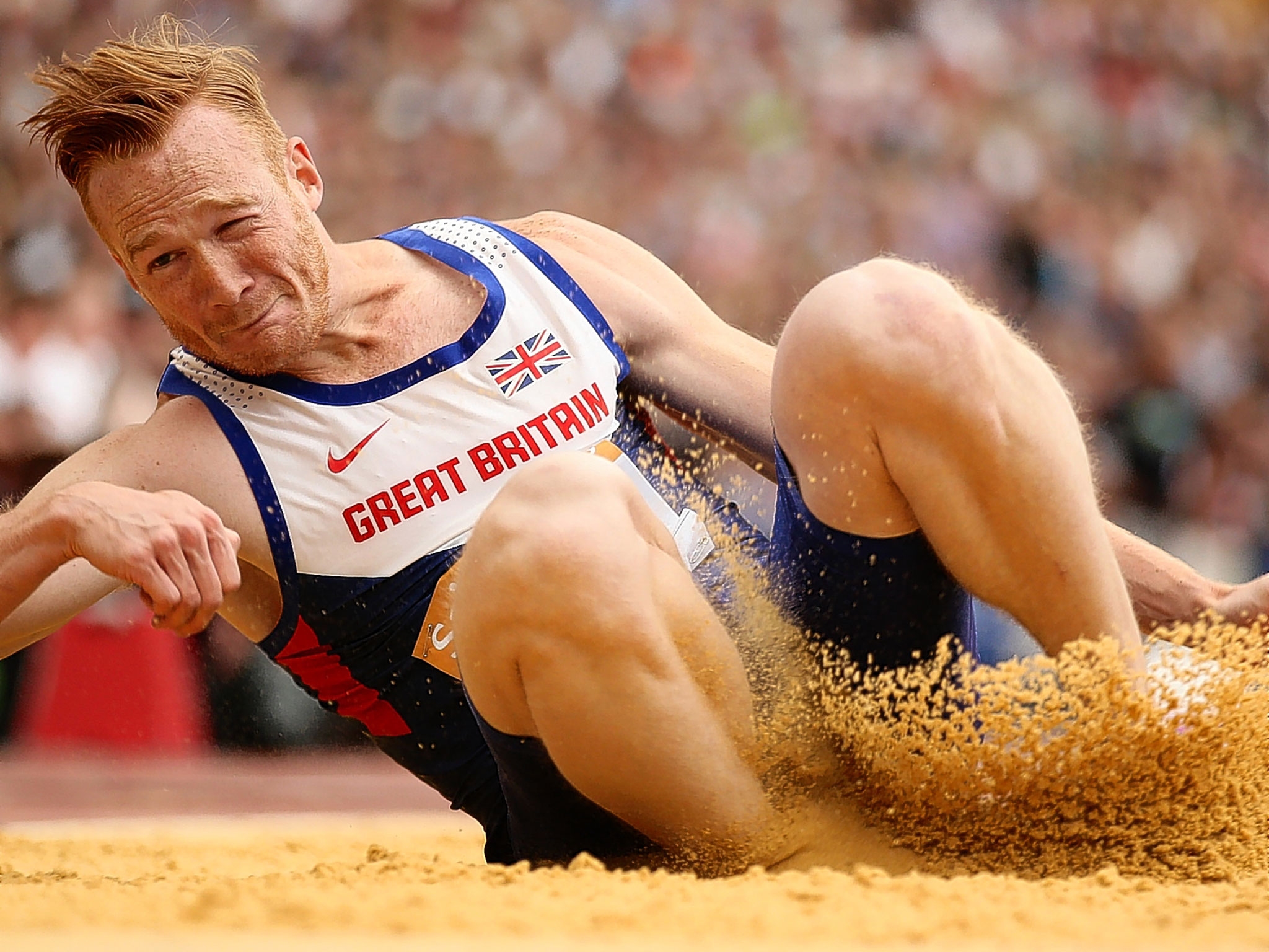 Олимпийският шампион на скок дължина от Лондон 2012 Грег Ръдърфорд