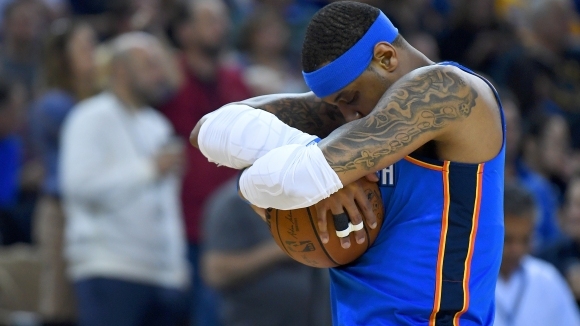 Оклахома Сити загуби от Хюстън със 112 122 а Кармело Антъни