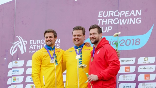Сребърният световен медалист в мятането на диск Даниел Щол Швеция