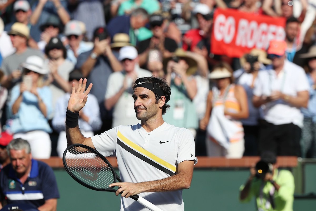 Петкратният шампион от “Мастърс” турнира в Индиън Уелс Роджър Федерер