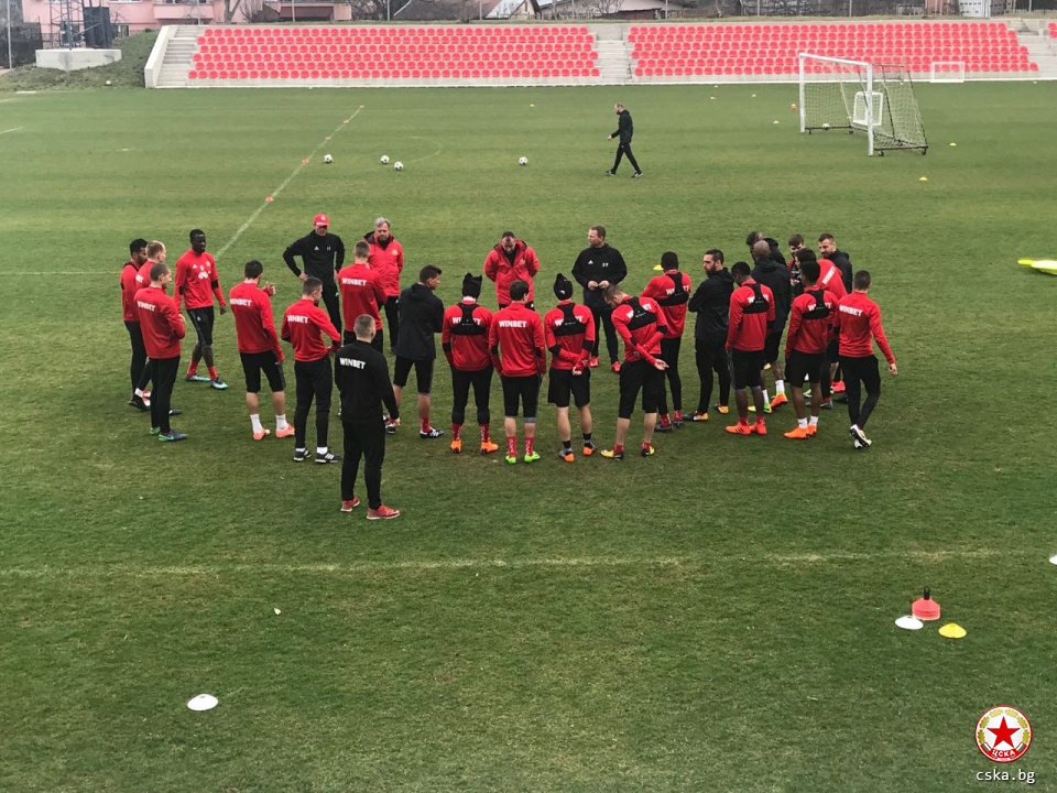 Отборът на ЦСКА София се събра на базата в Панчарево