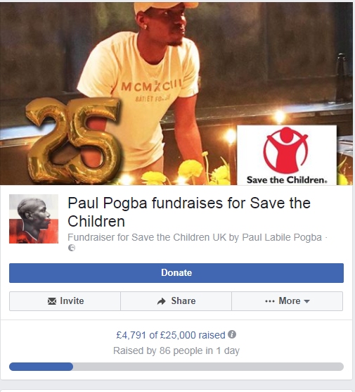 Полузащитникът Пол Погба помоли своите 6 9 млн последователи във Фейсбук