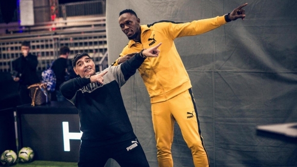 Две от големите легенди на световния спорт футболният гений Армандо