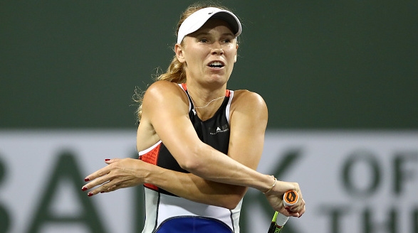 Поставената под номер 2 в схемата Каролин Вожняцки Дания отпадна