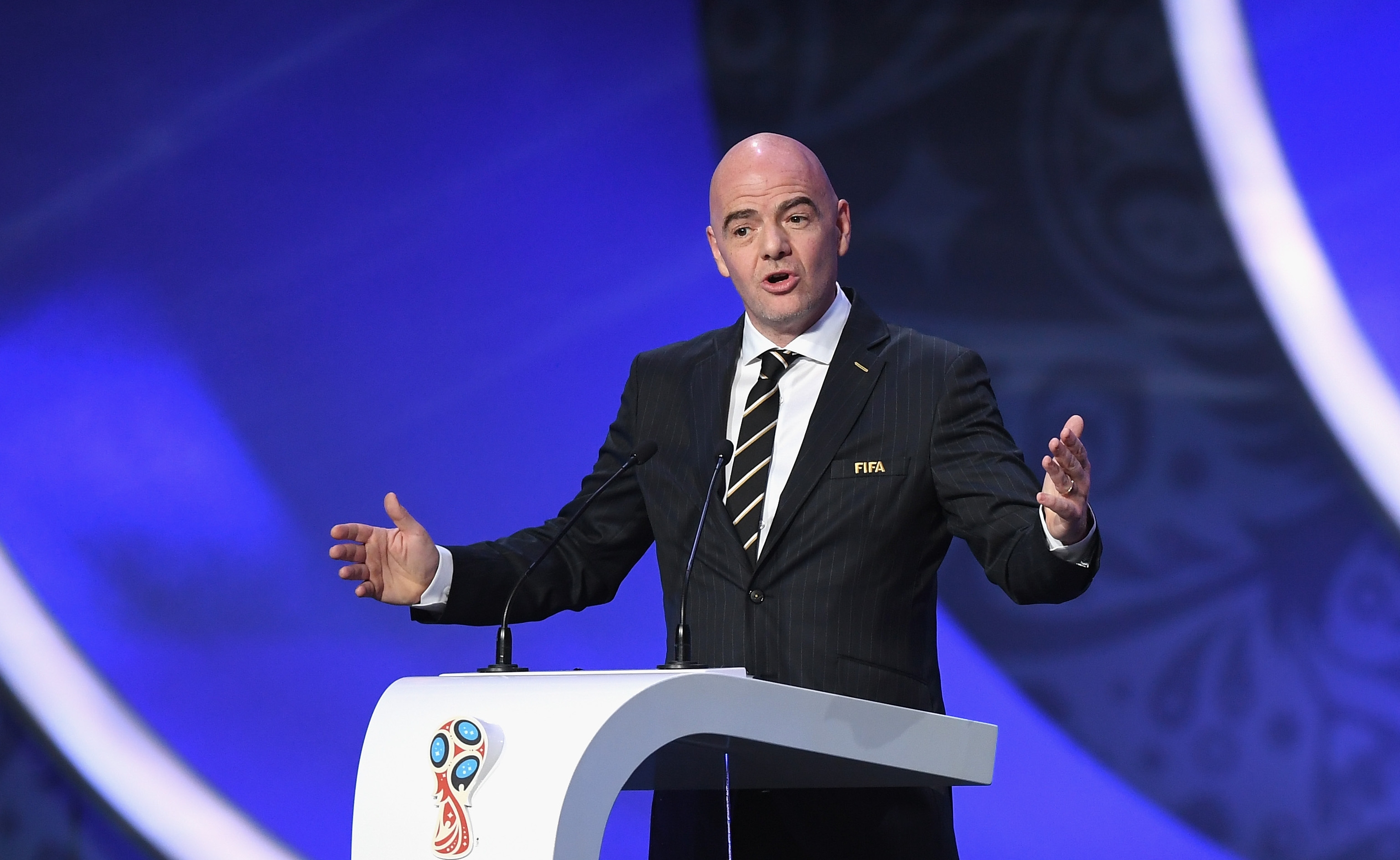 Президентът на ФИФА Джани Инфантино описа процеса на кандидатстване за