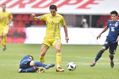 Отборът на Украйна победи с 2 1 Япония в приятелска среща