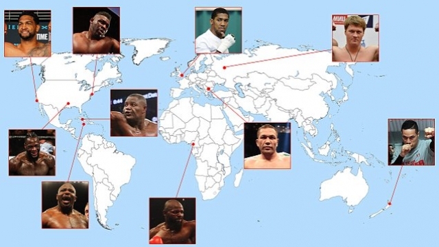 Географската карта на професионалния бокс е доста разнообразна Тя се
