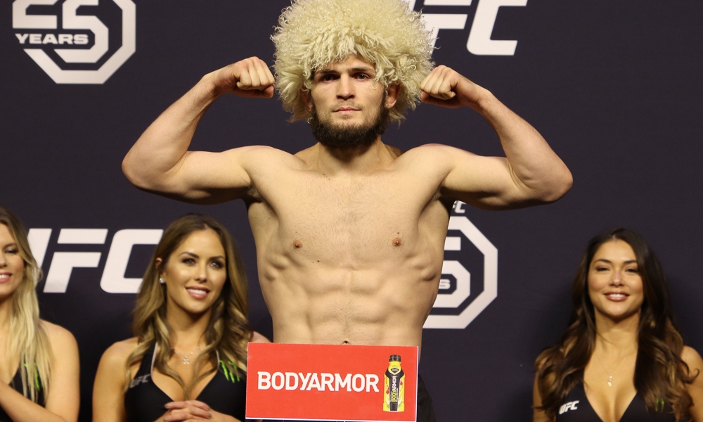 Хабиб Нурмагомедов 25 победи 8 с нокаут 8 със събмишън