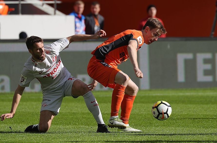 Оторът на Урал победи с 2 1 Спартак Москва в домакинството