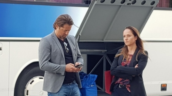 Централният бранител на Левски Холмар Ейолфсон който отбеляза първото си