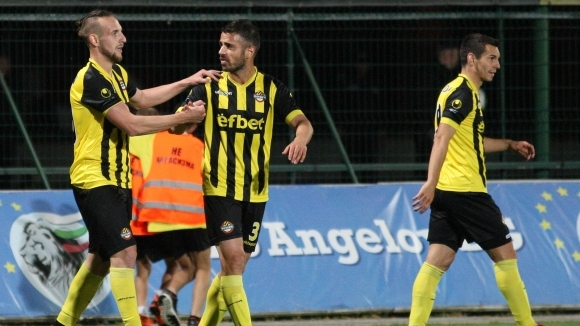 Нападателят Стивън Петков който вкара победния гол за Ботев Пловдив