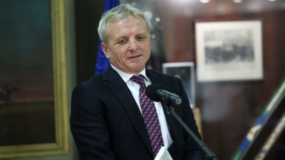 Босът на ЦСКА София Гриша Ганчев говори пред медиите след празника