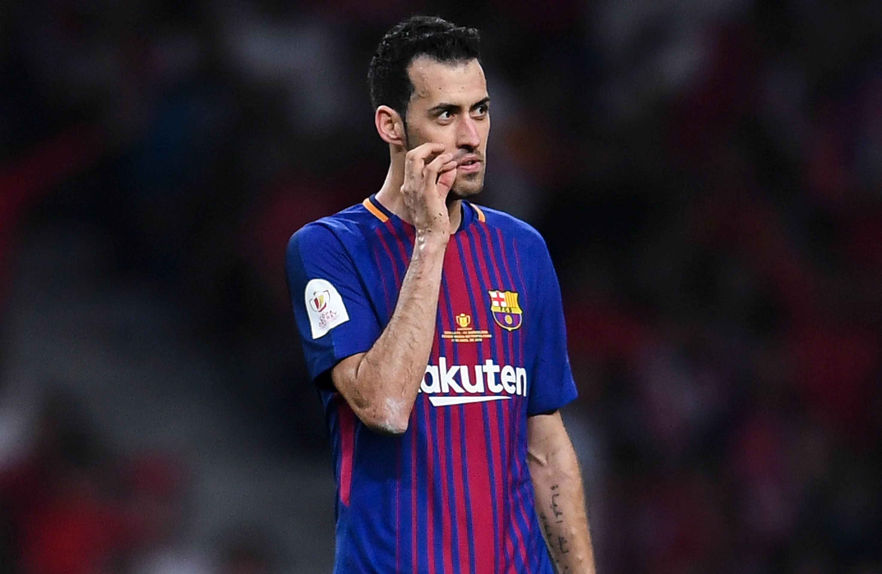 Халфът на Барселона Серхио Бускетс е убеден че съдията Алехандро