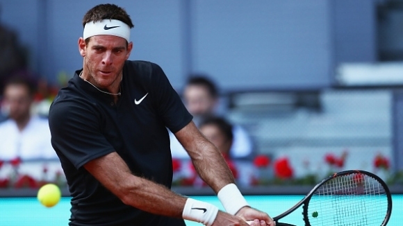 Аржентинецът Хуан Мартин дел Потро отпадна от турнира по тенис