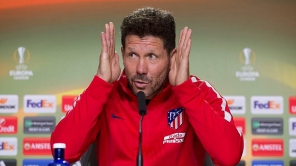 Старши треньорът на Атлетико Мадрид Диего Симеоне беше спрян от