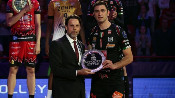 Волейболният национал Цветан Соколов бе избран за диагонал №1 в