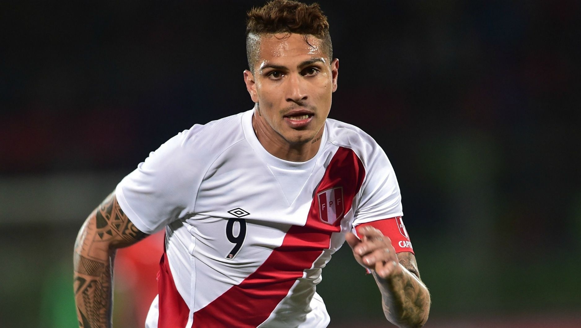 Капитанът на националния отбор на Перу Паоло Гереро няма да