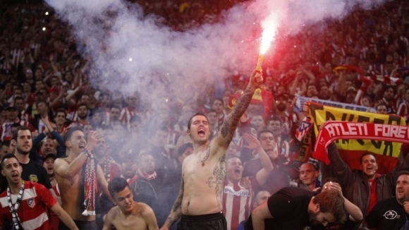 УЕФА започна разследване на Атлетико Мадрид заради транспарант с расистко