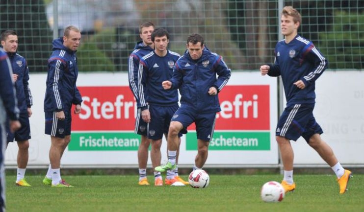 Двама футболисти пропуснаха втората тренировка на руския национален отбор преди