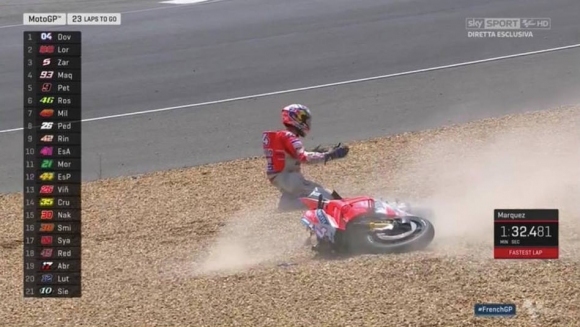 Пилотът на Ducati в MotoGP Андреа Довициозо трябва да си