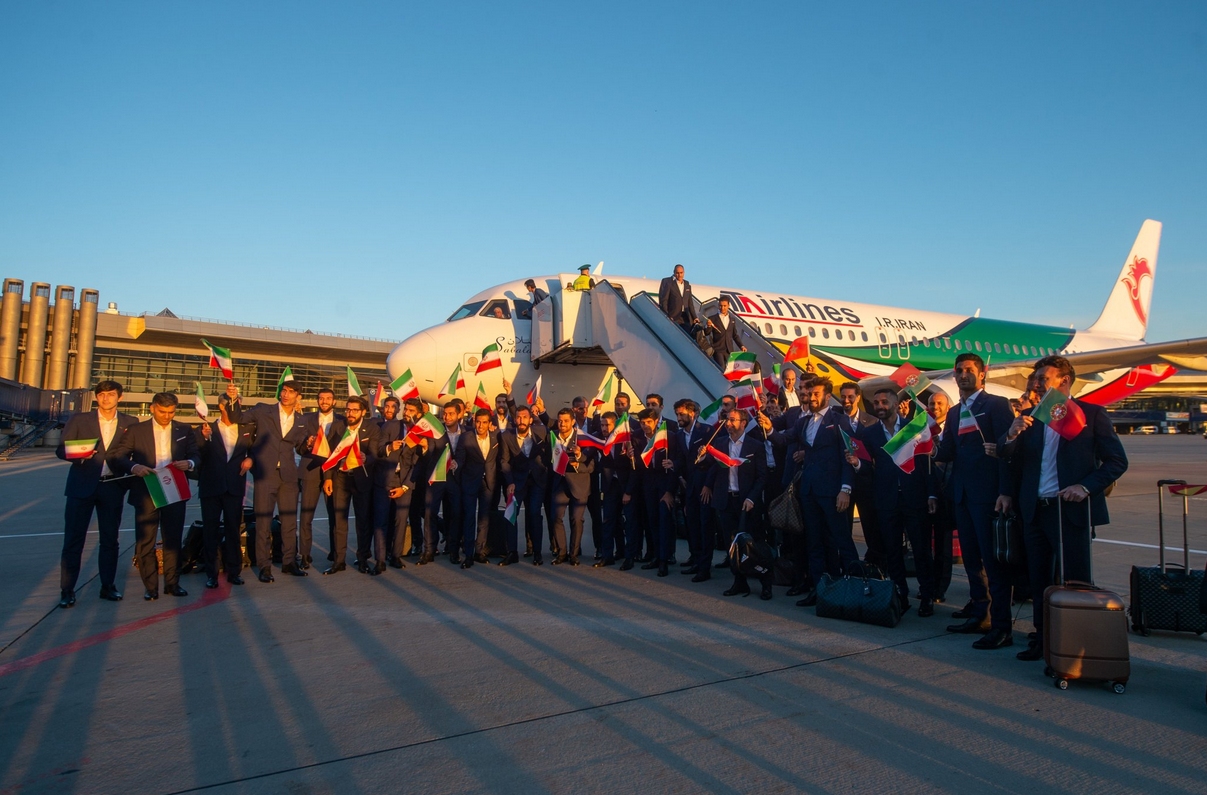 Иран е първият национален отбор който пристигна в Русия за