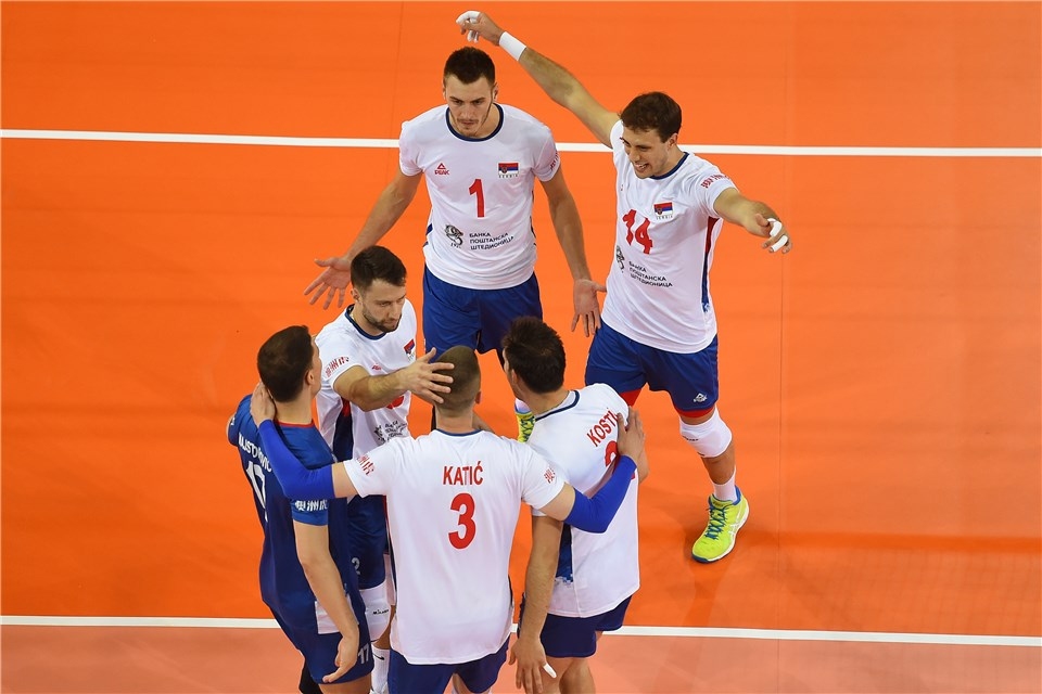 Волейболистите от националния отбор на Сърбия записаха лесна 5 а