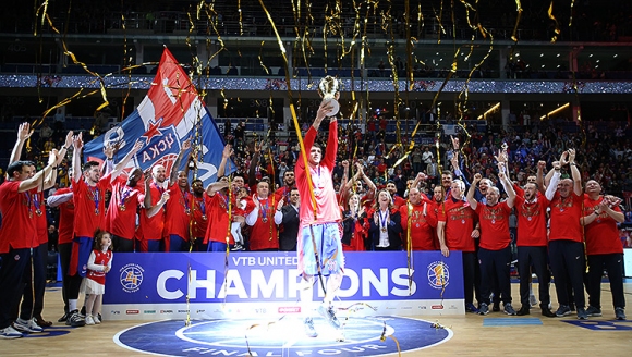 Баскетболният отбор на ЦСКА Москва спечели за седми пореден път