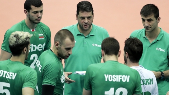 Селекционерът на националния отбор по волейбол Пламен Константинов коментира представянето