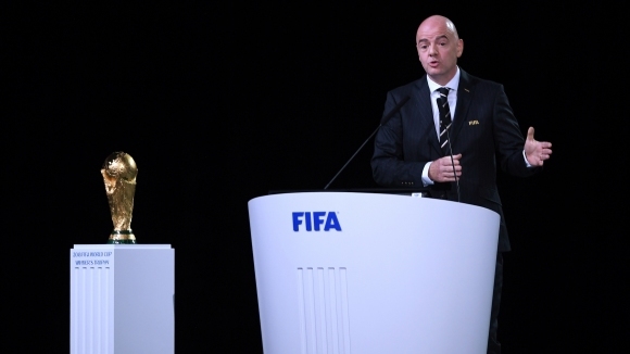 Президентът на ФИФА Джани Инфантино обяви по време на днешния