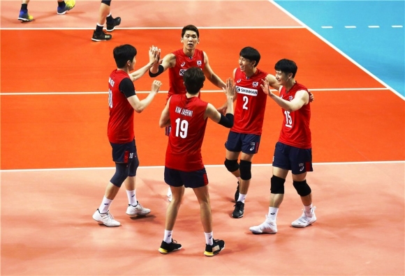 Националният волейболен отбор на Република Корея записа първа победа в