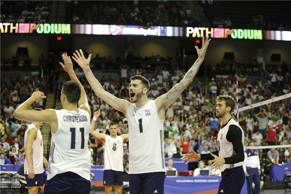 Националният волейболен отбор на САЩ завърши с 3 победи от