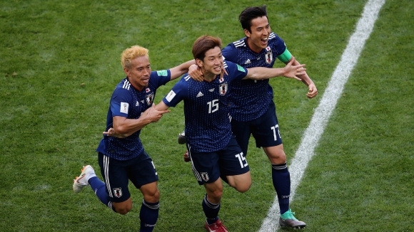 Победата на Япония с 2:1 срещу Колумбия вчера на световното