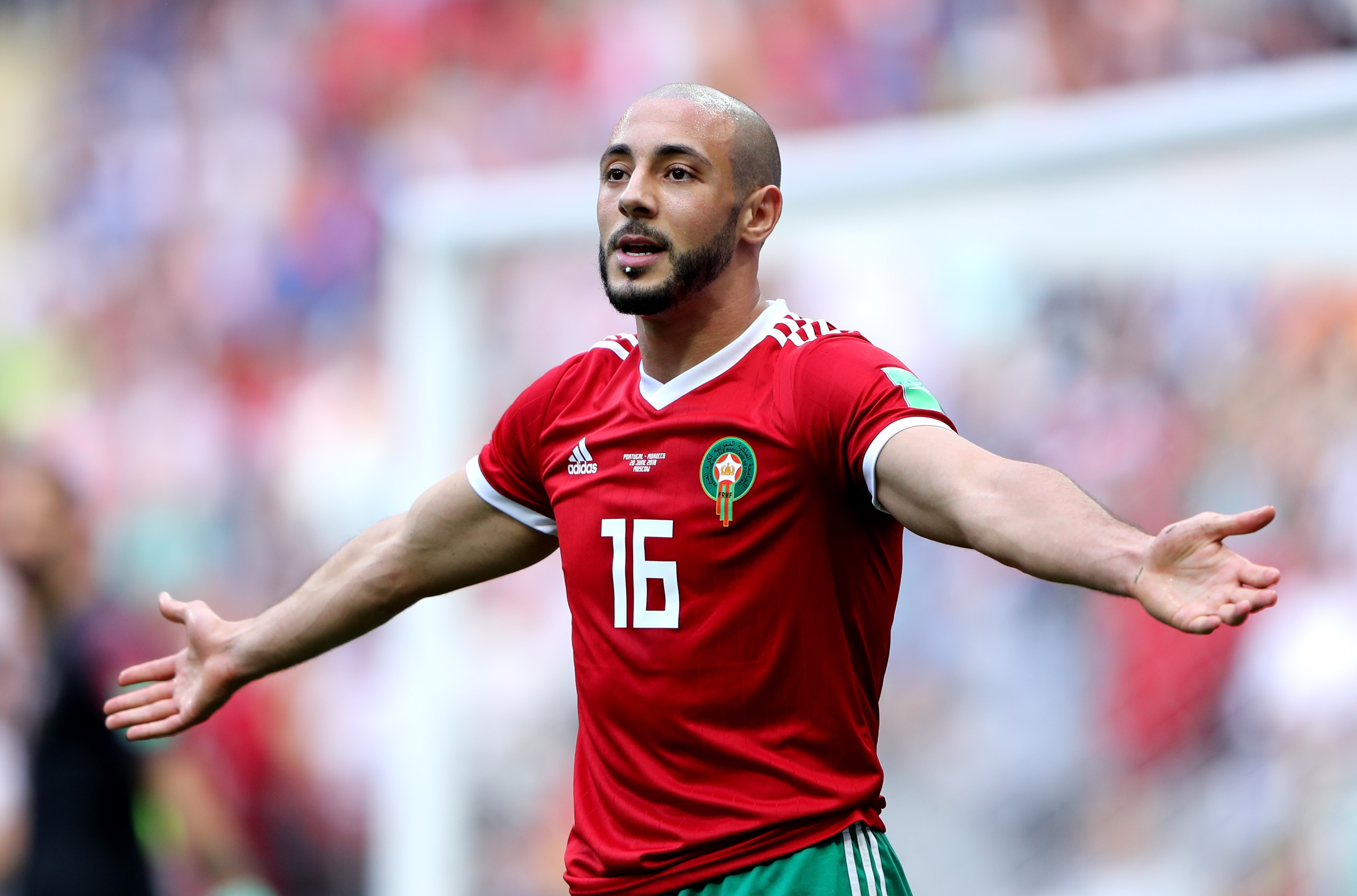 Халфът на Мароко Нордин Амбрамат имаше сериозни претенции към работата