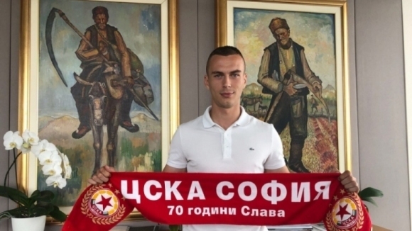 Едно от летните попълнения на ЦСКА-София Борис Секулич (26 г.)