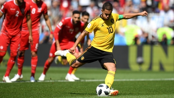 Капитанът на Белгия Еден Азар беше избран за играч на