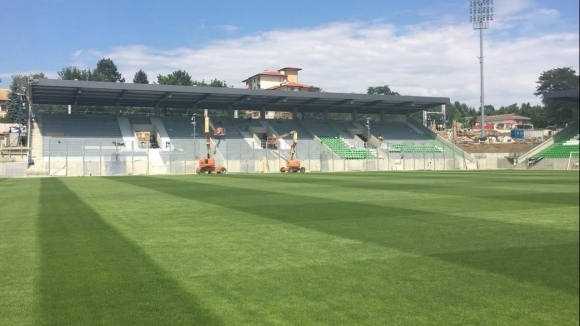 Третият нов сектор на стадион Лудогорец Арена е почти готов