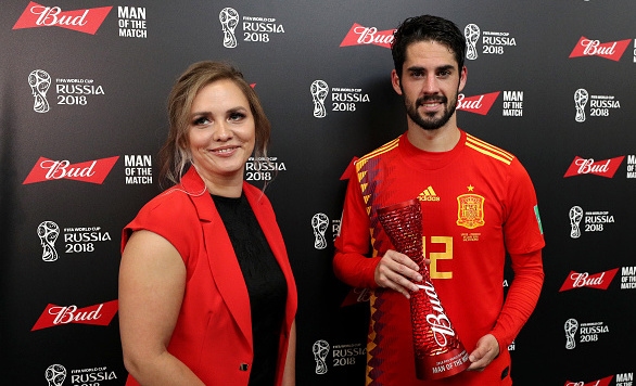 Полузащитникът на испанския национален отбор Иско беше избран за играч