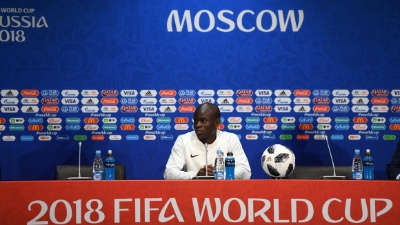 Полузащитникът на Франция Н 039 Голо Канте който бе избран за играч