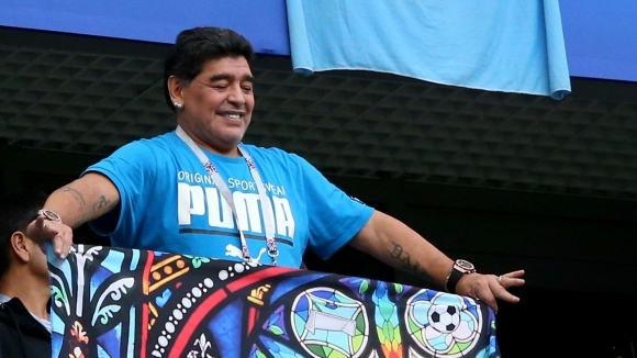 Легендата на Аржентина и световния футбол Диего Армандо Марадона отново