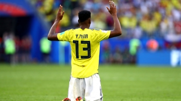Йери Мина беше избран за играч на мача между Колумбия
