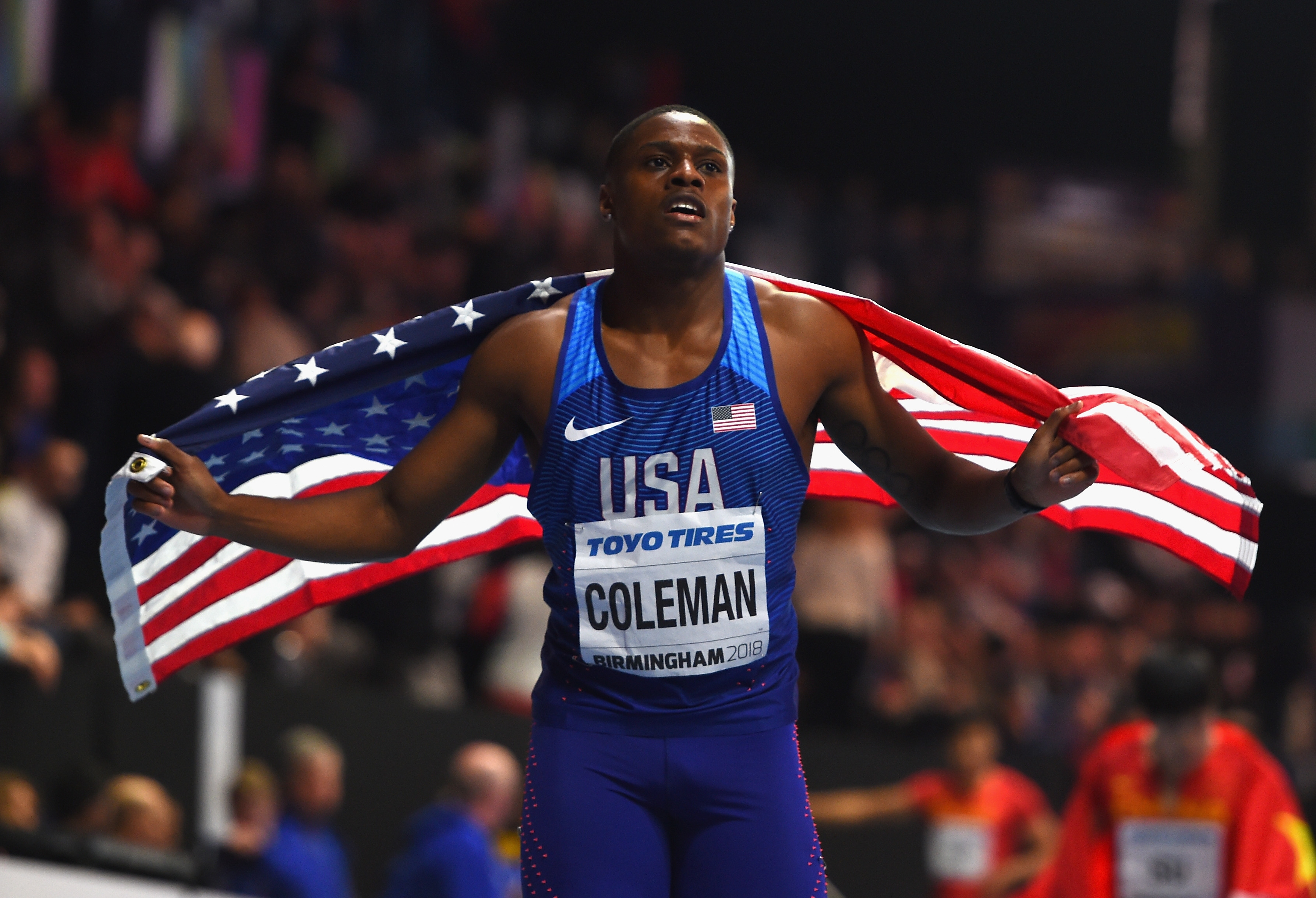 Световният сребърен медалист Крисчън Коулман ще се състезава срещу американците