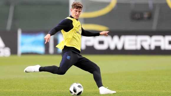 Бранителят на националния отбор на Англия Джон Стоунс поднови тренировки