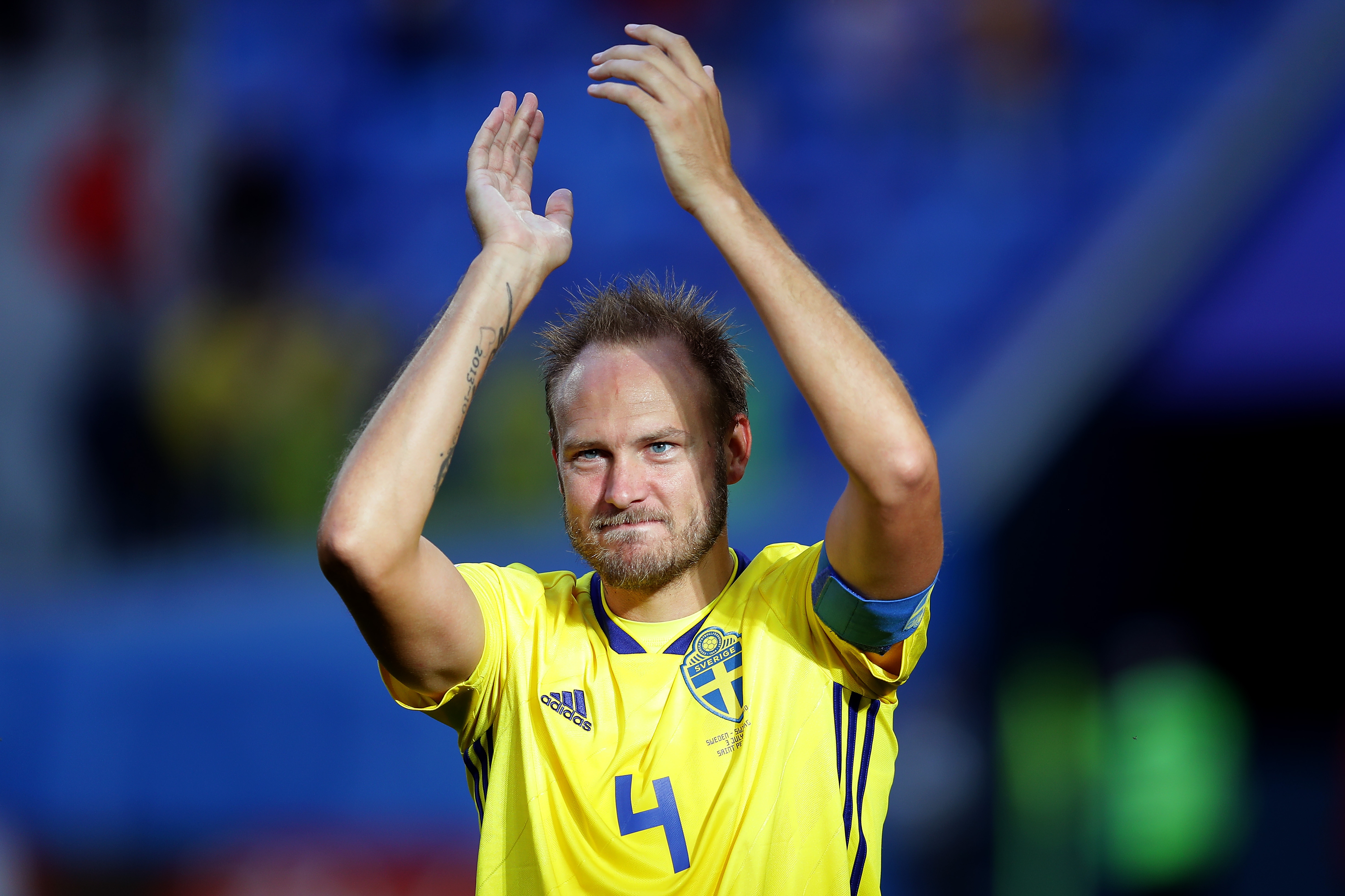 Капитанът на националния отбор на Швеция Андреас Гранквист ще пропусне